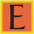 Description: Alphabet letter E
